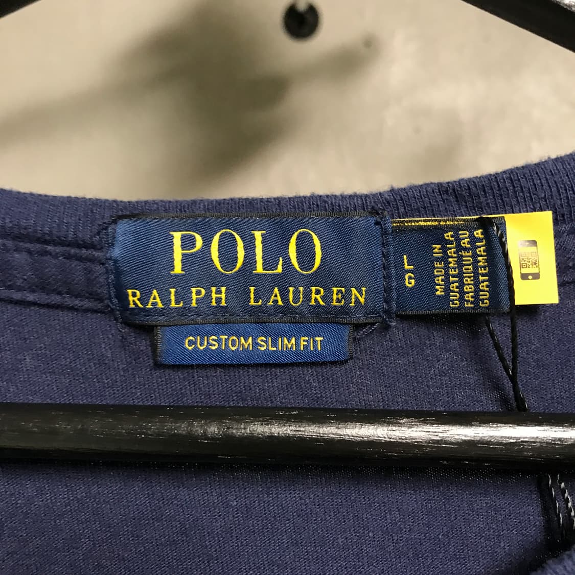 폴로 랄프로렌 QR 베어 반팔 티셔츠 네이비 L 상품이미지5