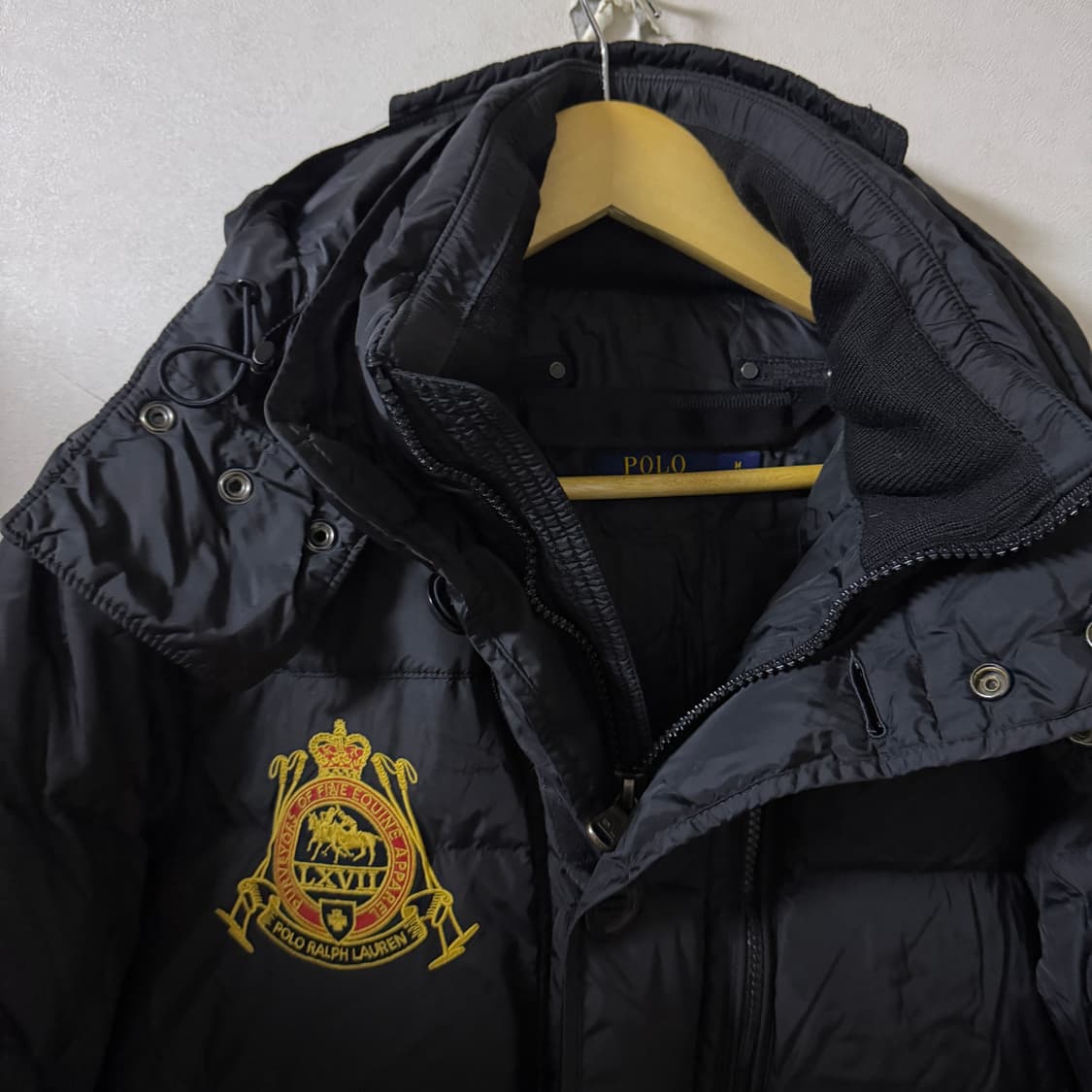 폴로랄프로렌 남성 패치 오리털 패딩 M(100) 상품이미지6