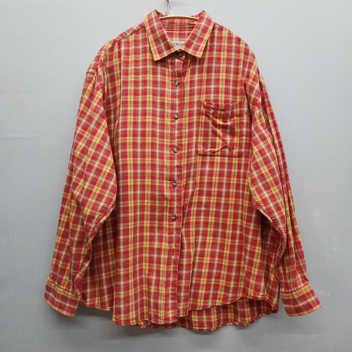 코오롱 원포켓로고 체크 셔츠 105(XL) 상품이미지1