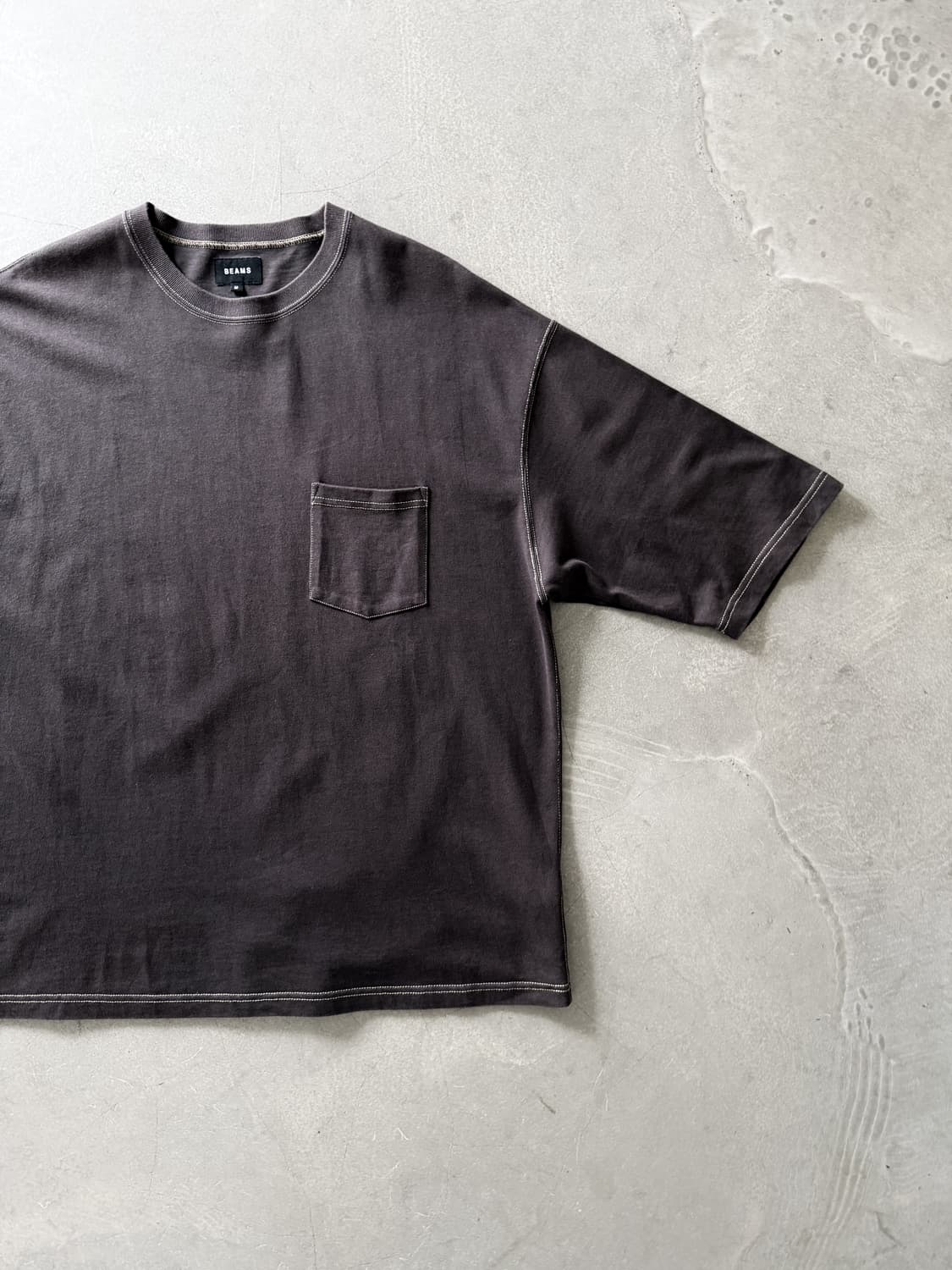 Beams Overfit Cotton Pocket T-shirt 상품이미지5