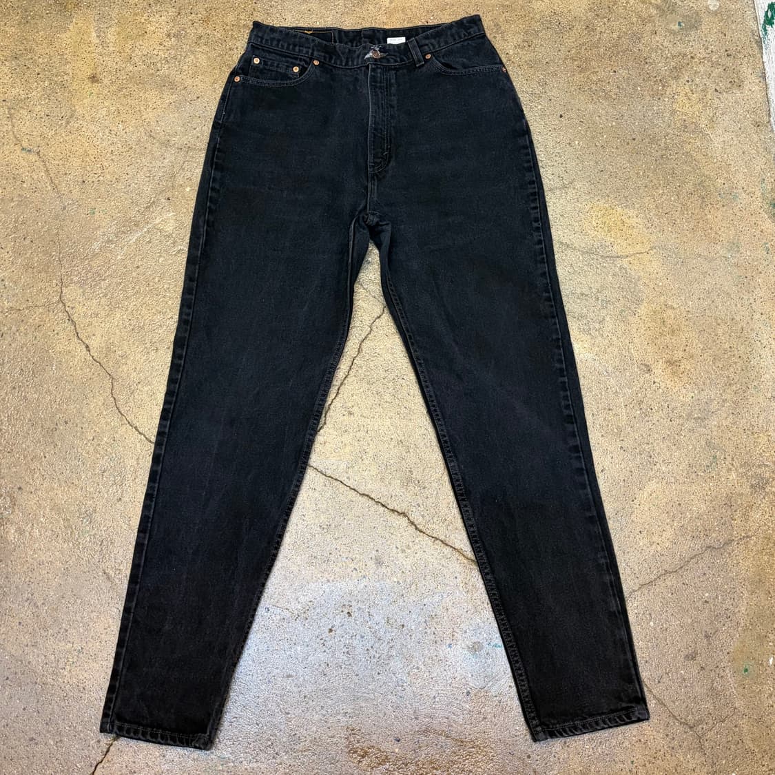 90s Made in USA 빈티지 리바이스 512 블랙진 청바지 상품이미지1