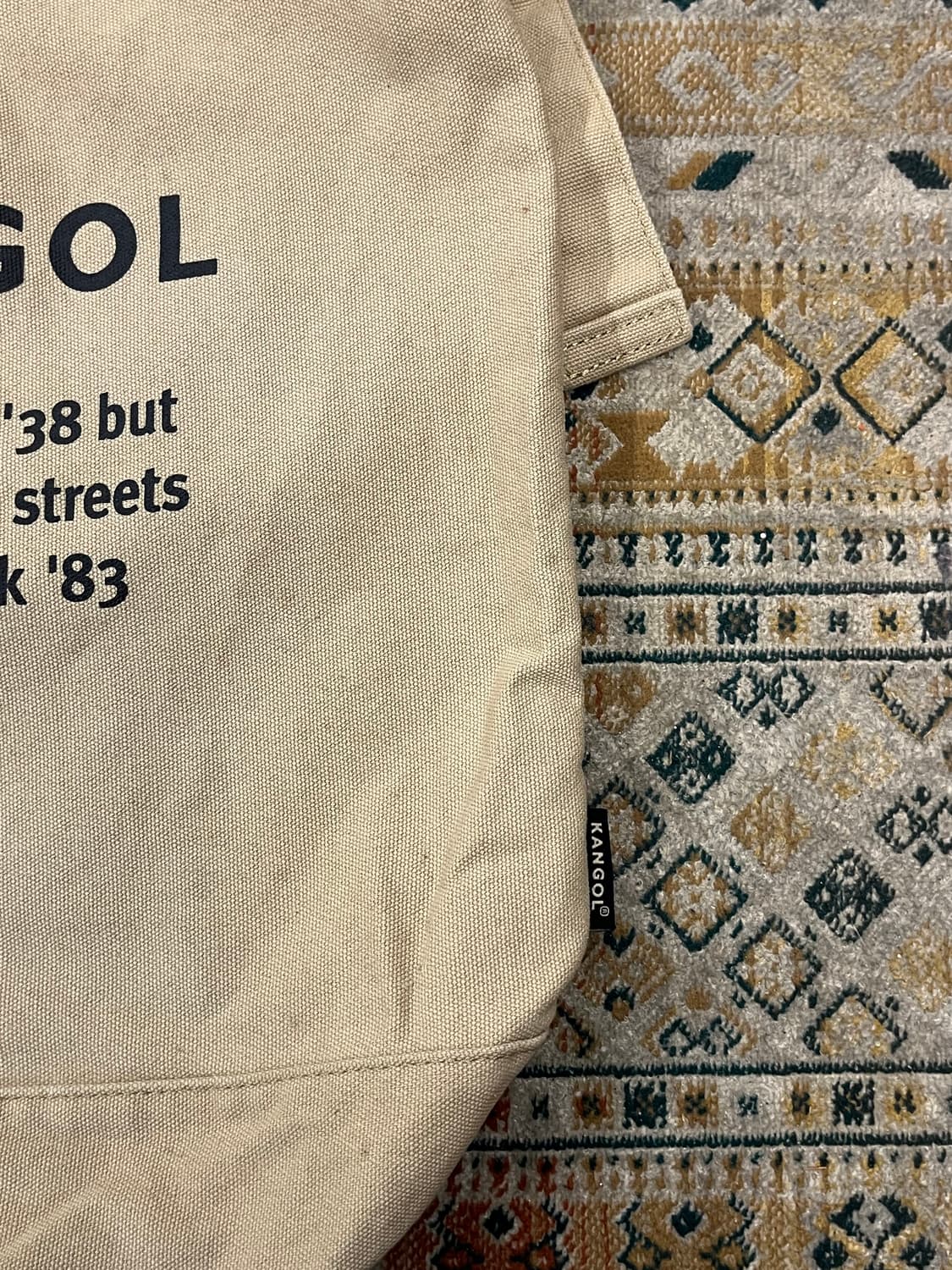 캉골 에코백 베이지 #csz3075 상품이미지6