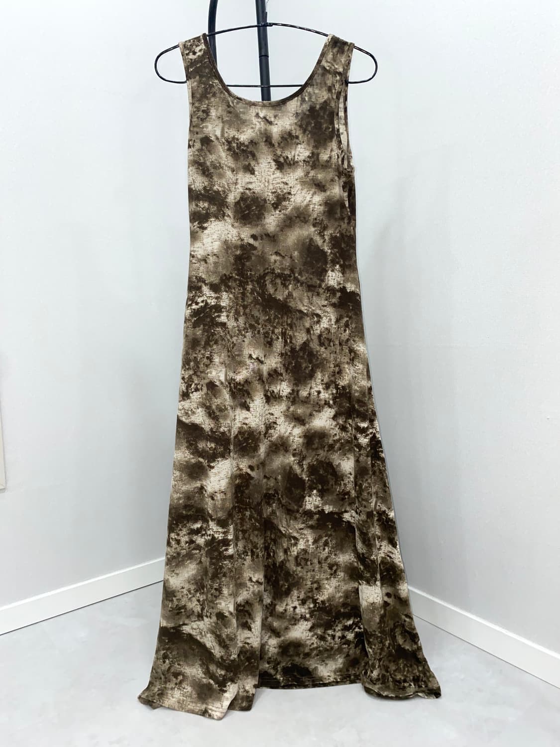 Grunge pattern long dress 상품이미지3