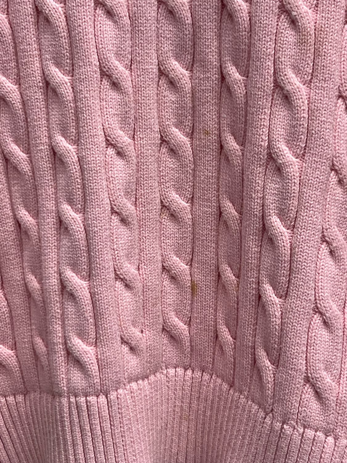 티니위니 케이블 꽈배기 니트 핑크 상품이미지4