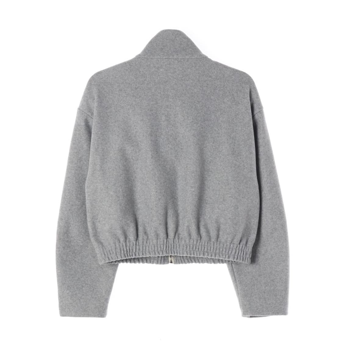 ZARA 그레이 크롭 플리스 하이넥 집업 자켓 S 상품이미지2