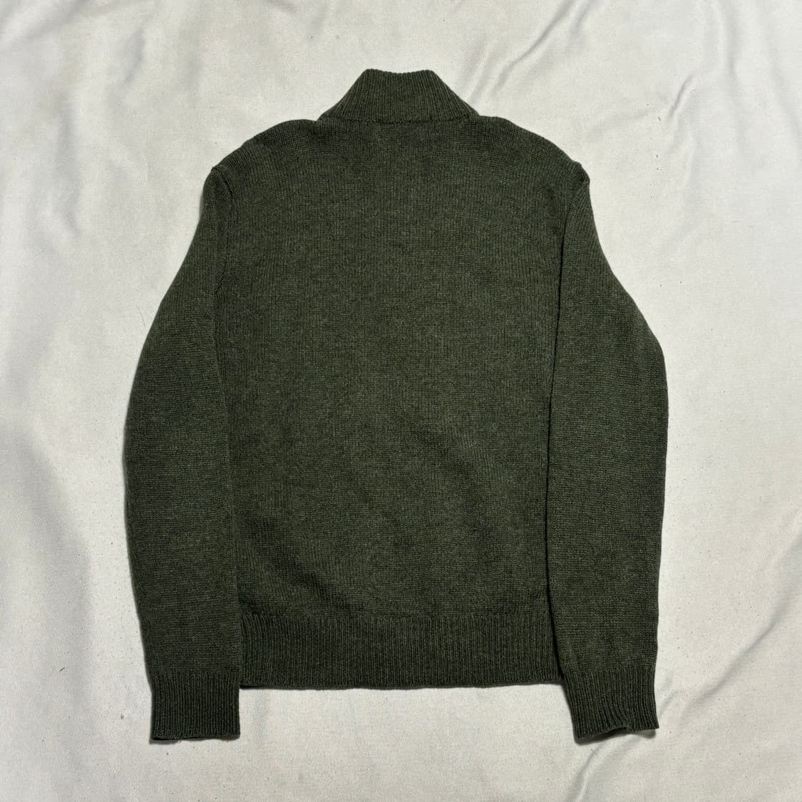 M 폴로랄프로렌 카키 반집업 니트 상품이미지3