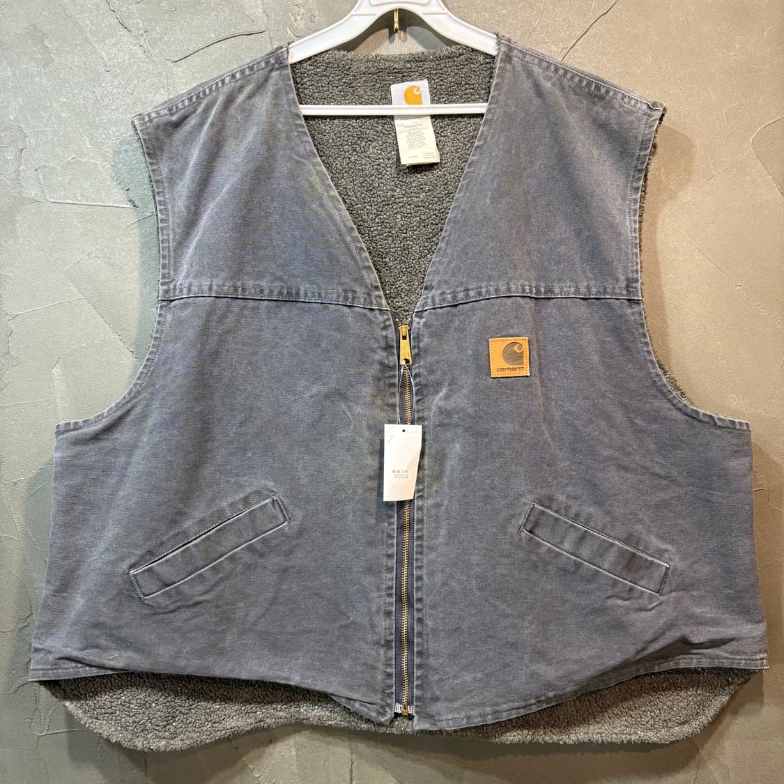 [5XL] CARHARTT 칼하트 빈티지 챠콜 워크 베스트 상품이미지1