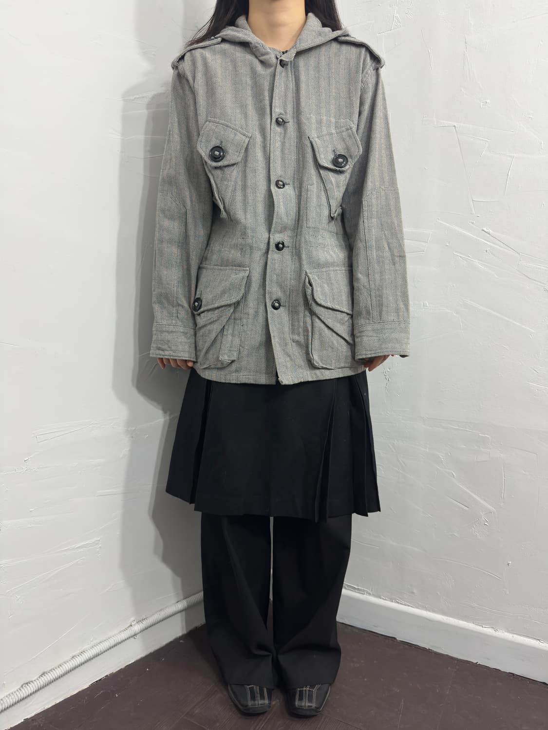 peace-corps pocket hood twoway jacket 상품이미지3