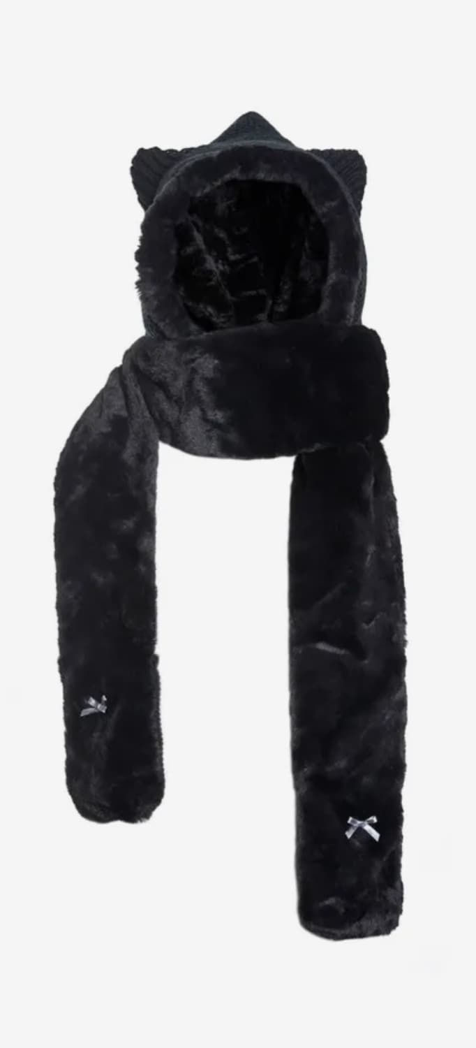 제로플레닛 리버시블 퍼 바라클라바 블랙 상품이미지1