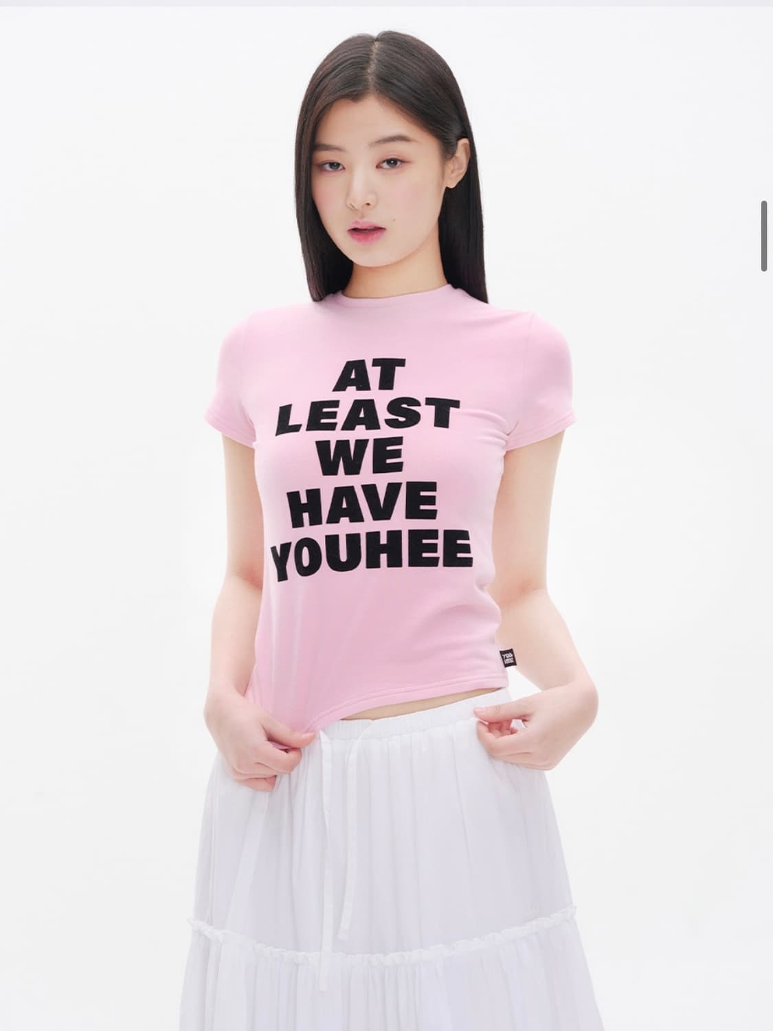 LETTERING T-SHIRT PINK 상품이미지2