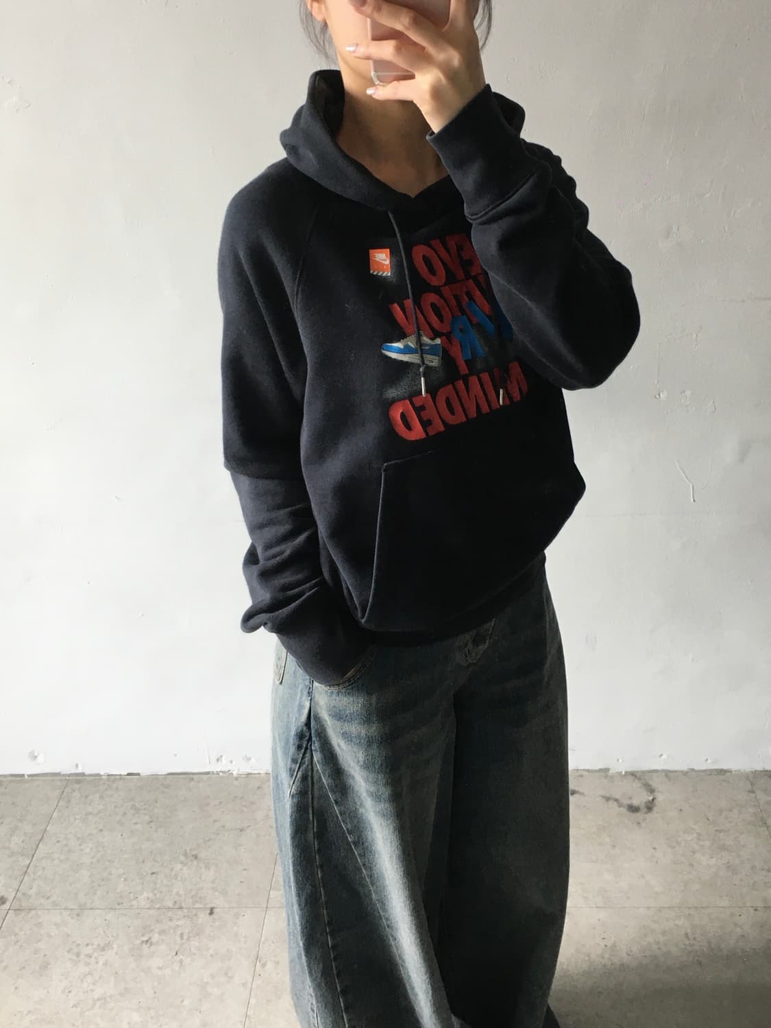 나이키 빅프린팅 후드티 상품이미지2