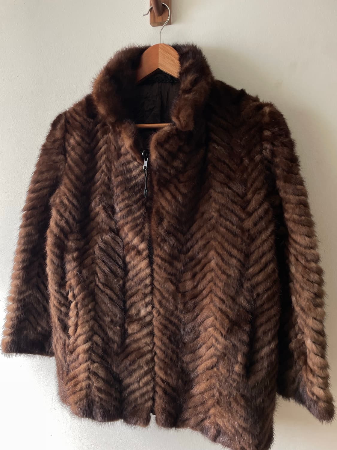 90's JPN Vintage Mink zip  상품이미지3