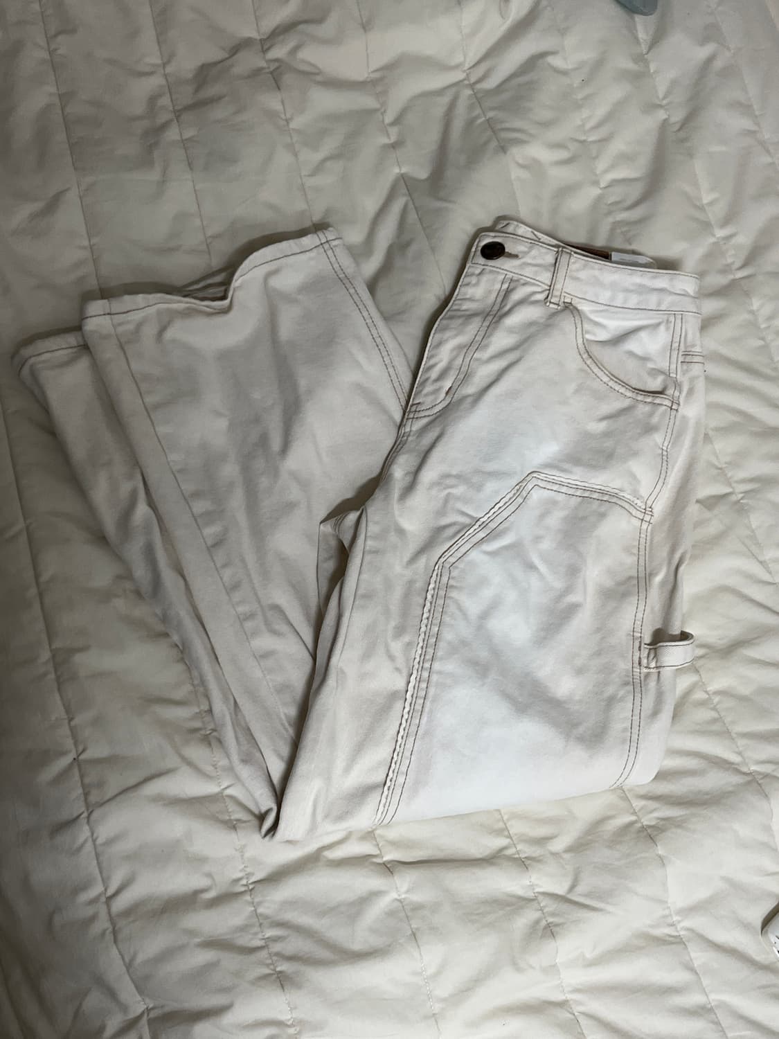 스털프터 Lace Double Knee Pants Peach Twill 상품이미지3