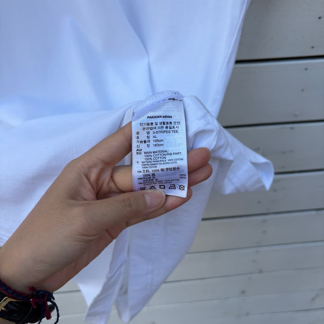 Adidas 아디다스 삼선 반팔 티셔츠 상품이미지6