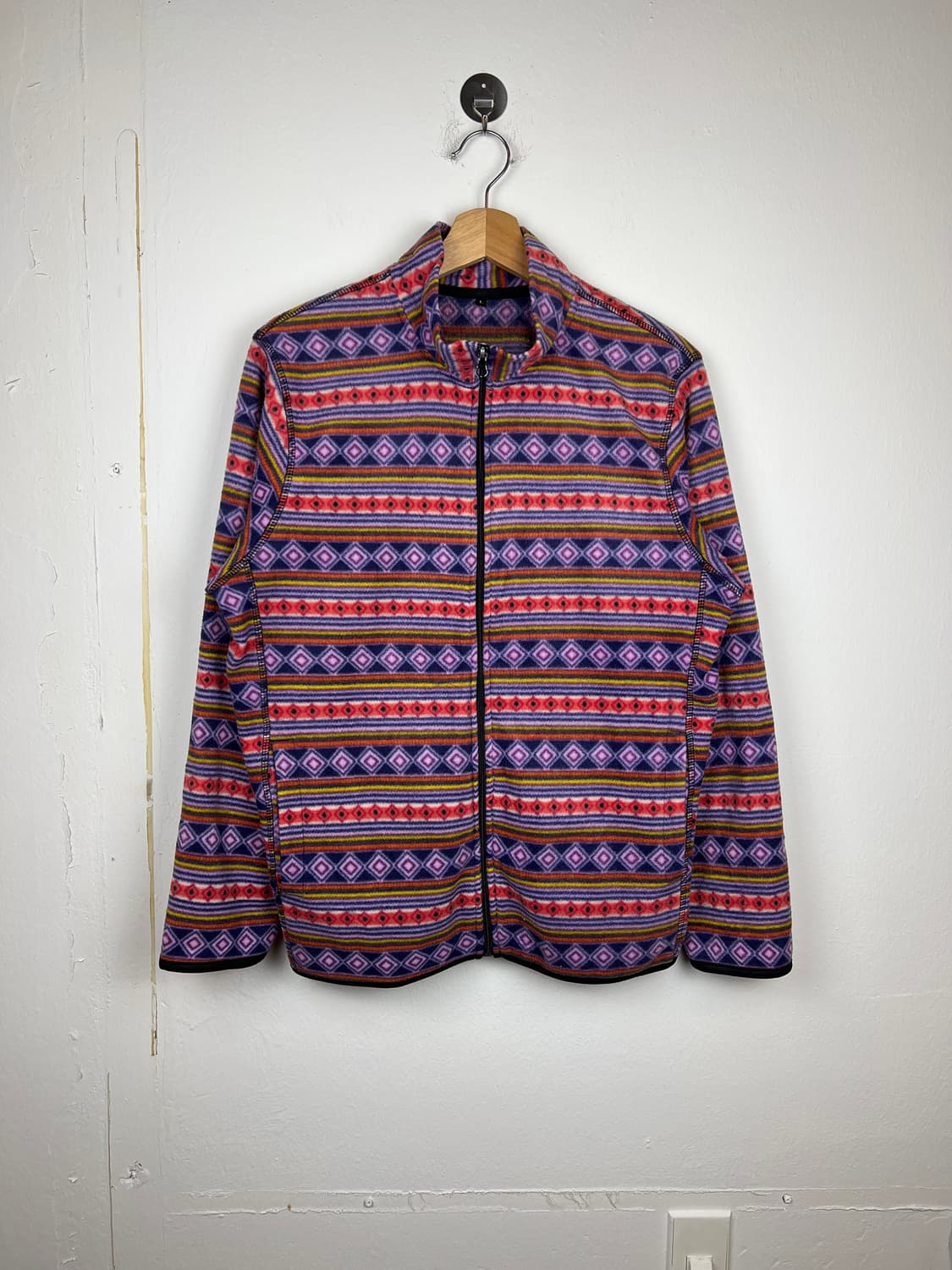 JPN 패턴 플리스 집업 L 상품이미지1