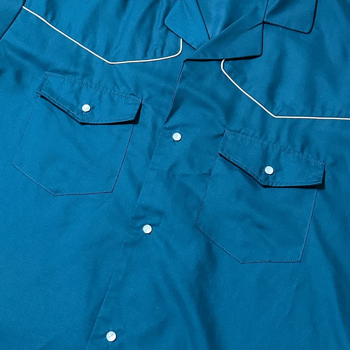 빔즈 Vaporize 웨스턴 반팔 셔츠 그린 색상 L사이즈 상품이미지7