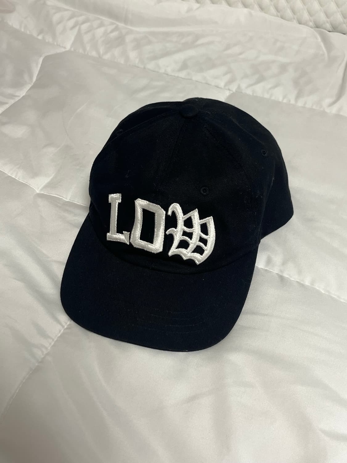 로어즈 모자 lores LOW 6-Panel Cap - Black 상품이미지1