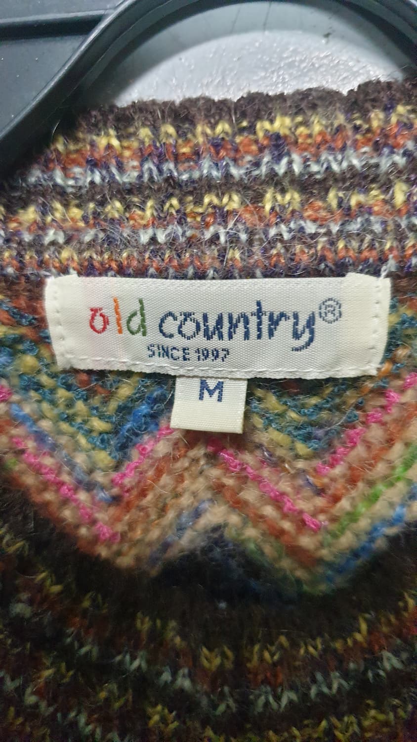 old country 모헤어 지그재그 니트 M 상품이미지4