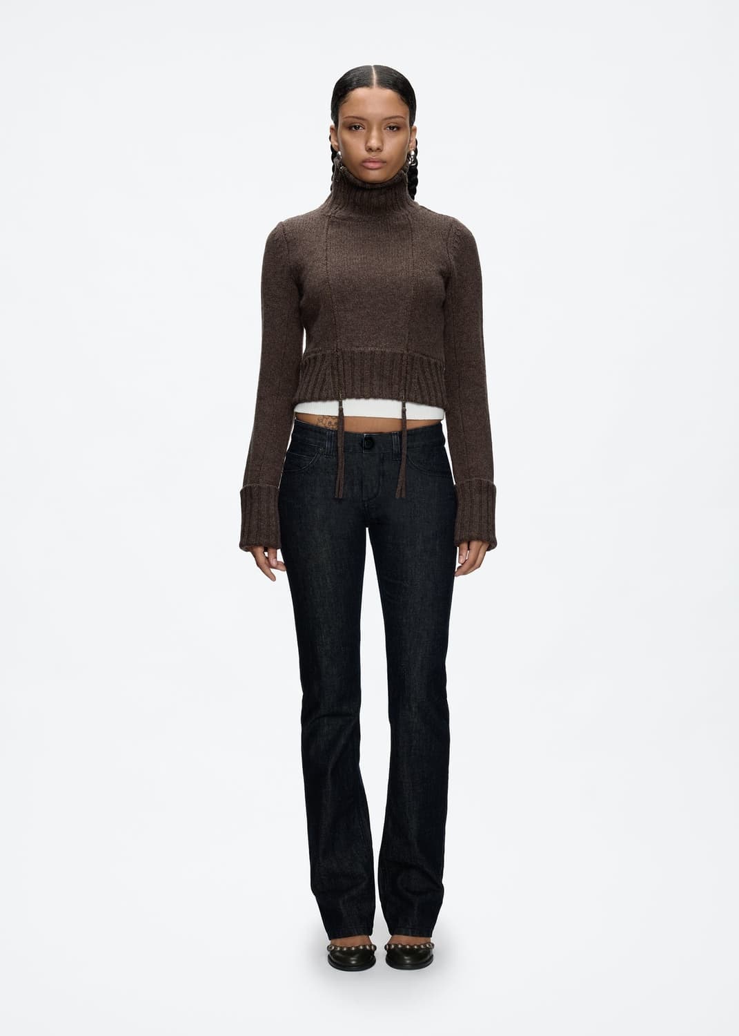 탱크에어 로우라이즈 indigo jeans 상품이미지3