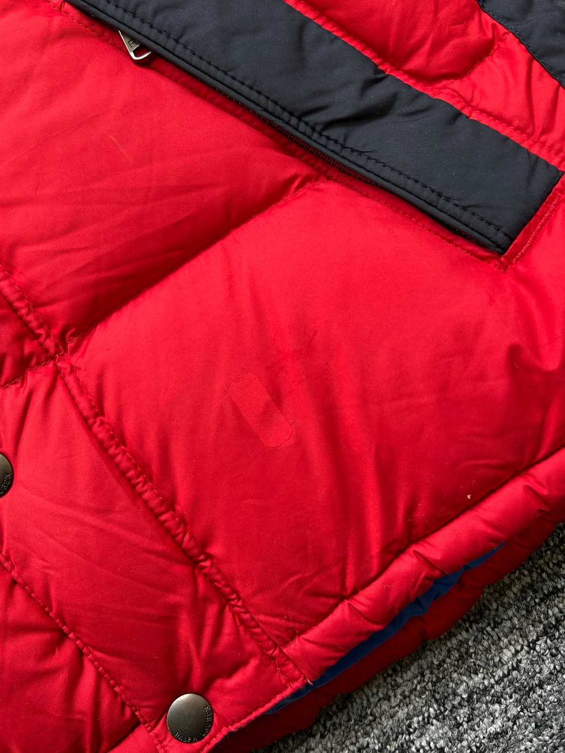 폴로 랄프로렌 빅포니 레드 패딩 조끼 S 상품이미지8