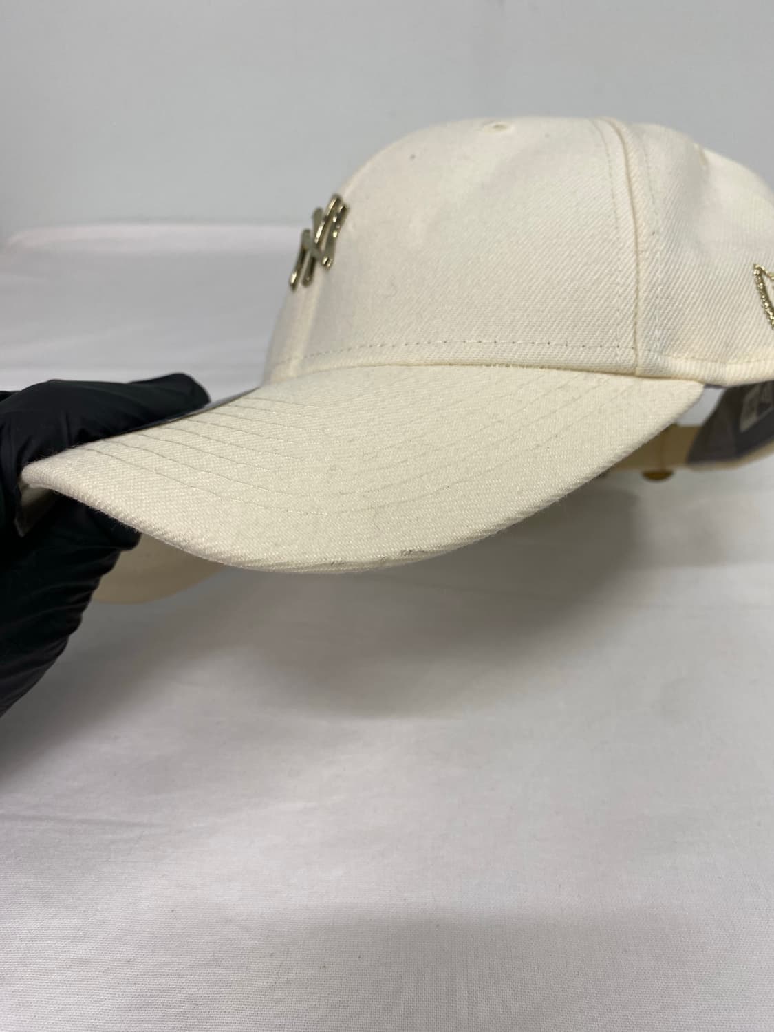 뉴에라 뉴욕양키스 골드 미니 메탈 볼캡 아이보리 상품이미지6