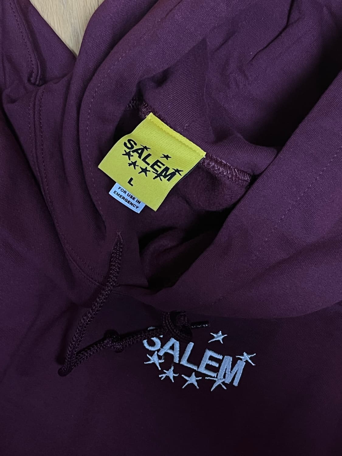 Salem Midwest Hoodie maroon L 상품이미지3