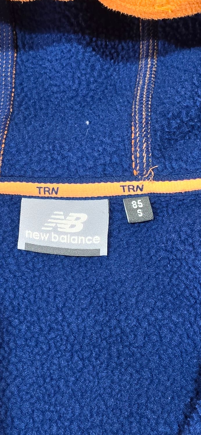 뉴발란스 여성 플리스 후드 자켓 오렌지 85 상품이미지3