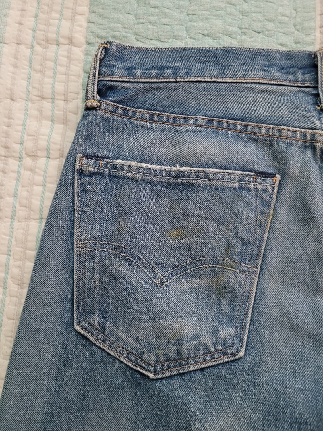 리바이스 501S. 디스디테일 중청워싱 스키니진. 31사이즈 상품이미지7