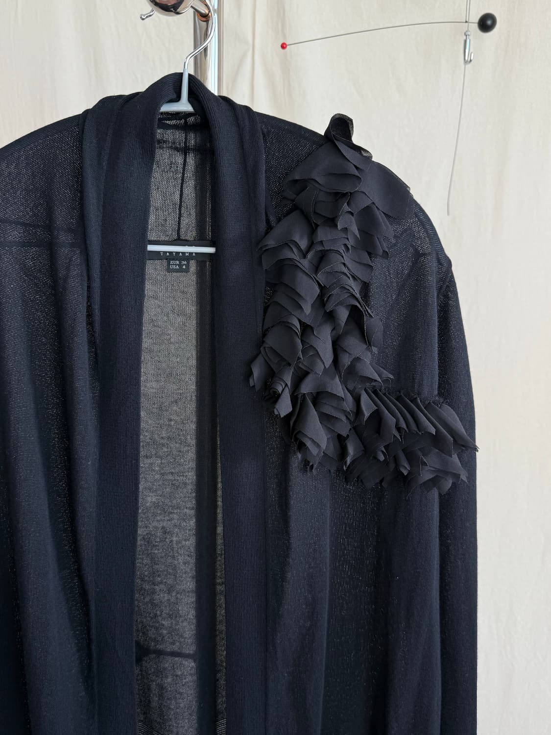 Atsuro Tayama 아츠로타야마 코사지 디테일 롱 가디건 상품이미지3