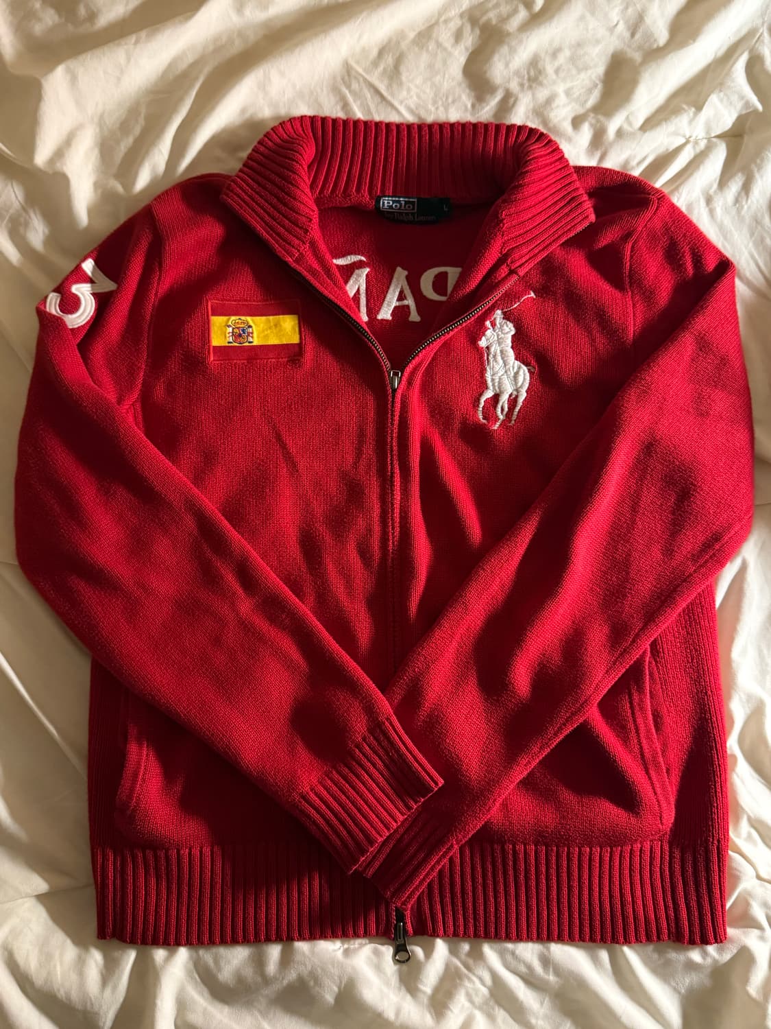 폴로 빅포니 스페인 에스파냐 니트집업 상품이미지2