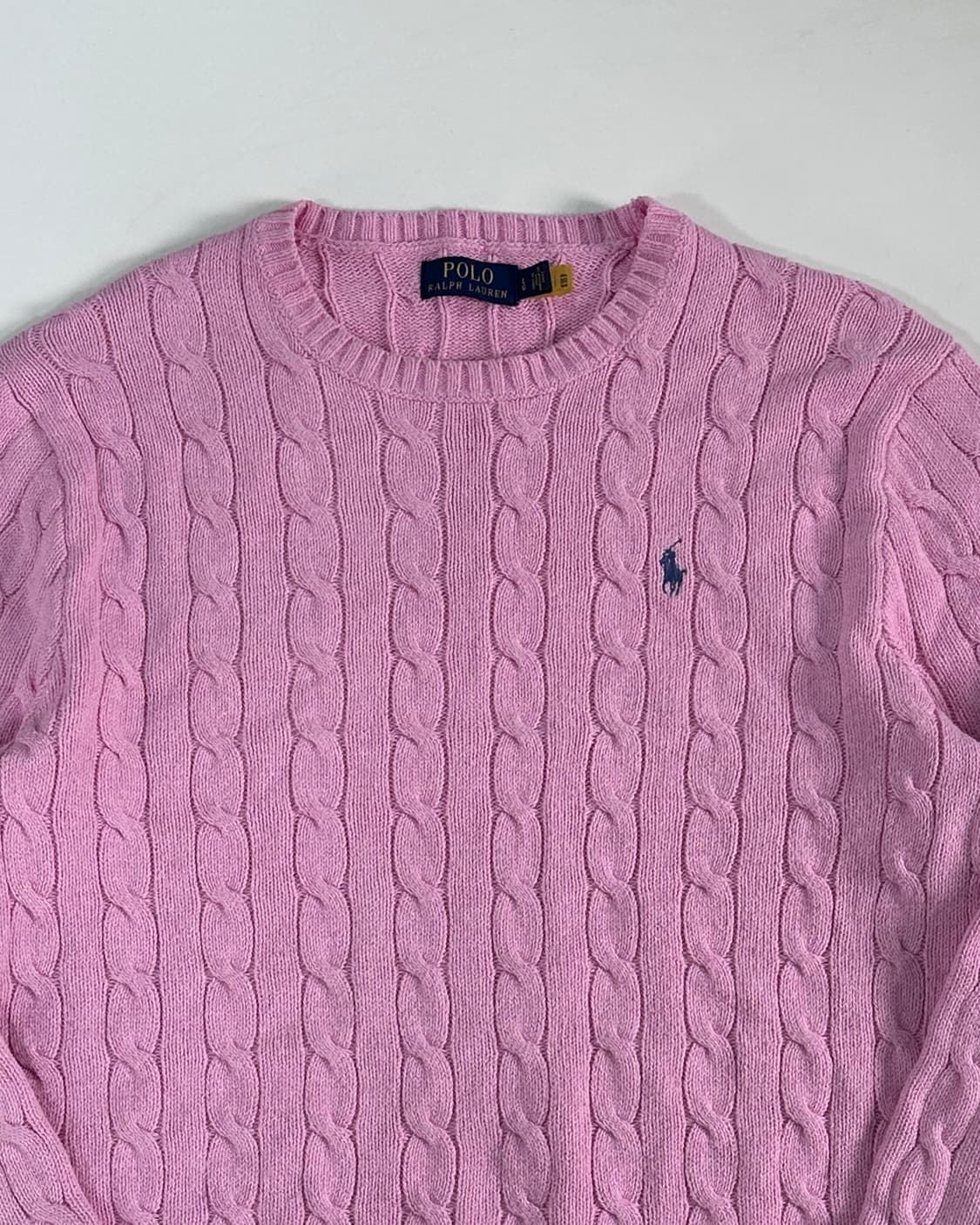 폴로 랄프로렌 핑크 케이블 니트 (va.39) 상품이미지2