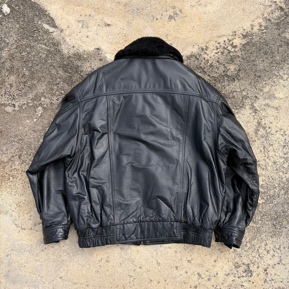 90s Avun Classics 빈티지 소가죽 자켓 XL 상품이미지9