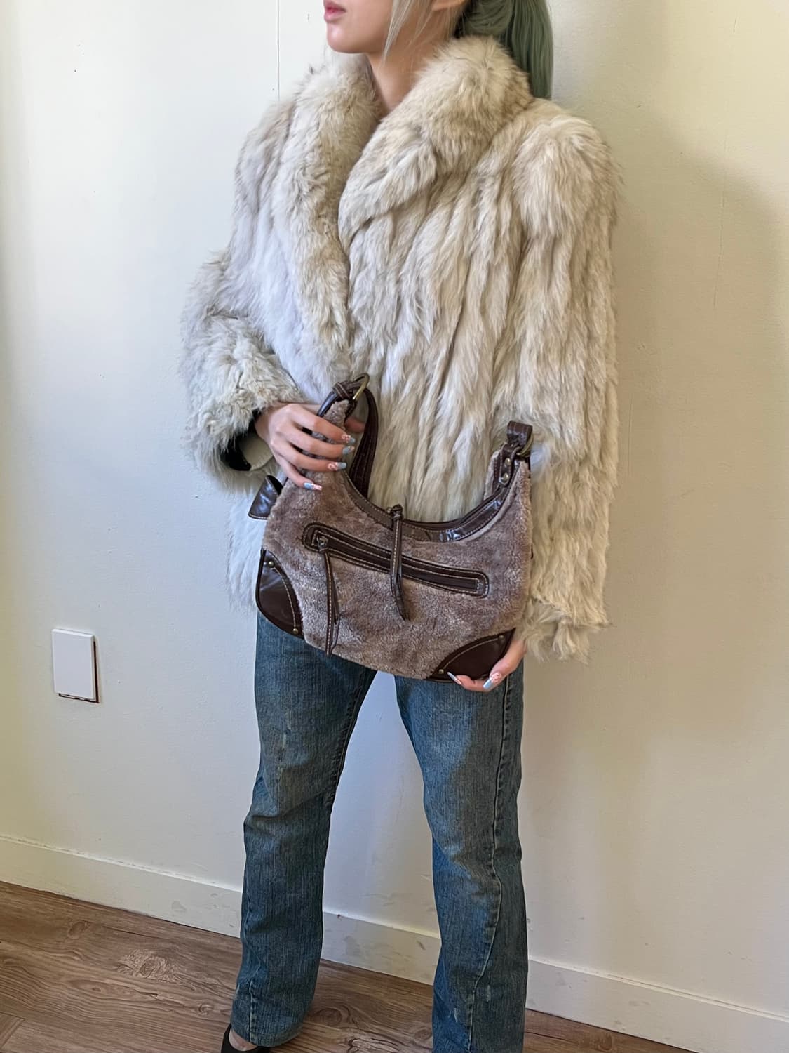 B_FIELD 퍼 호보백 상품이미지6