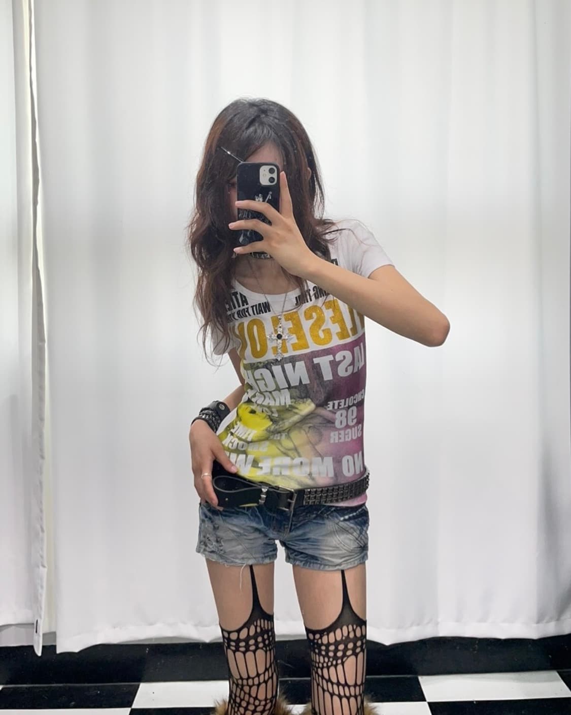 🎸화이트 레터링 프린팅 티셔츠🎸 상품이미지3