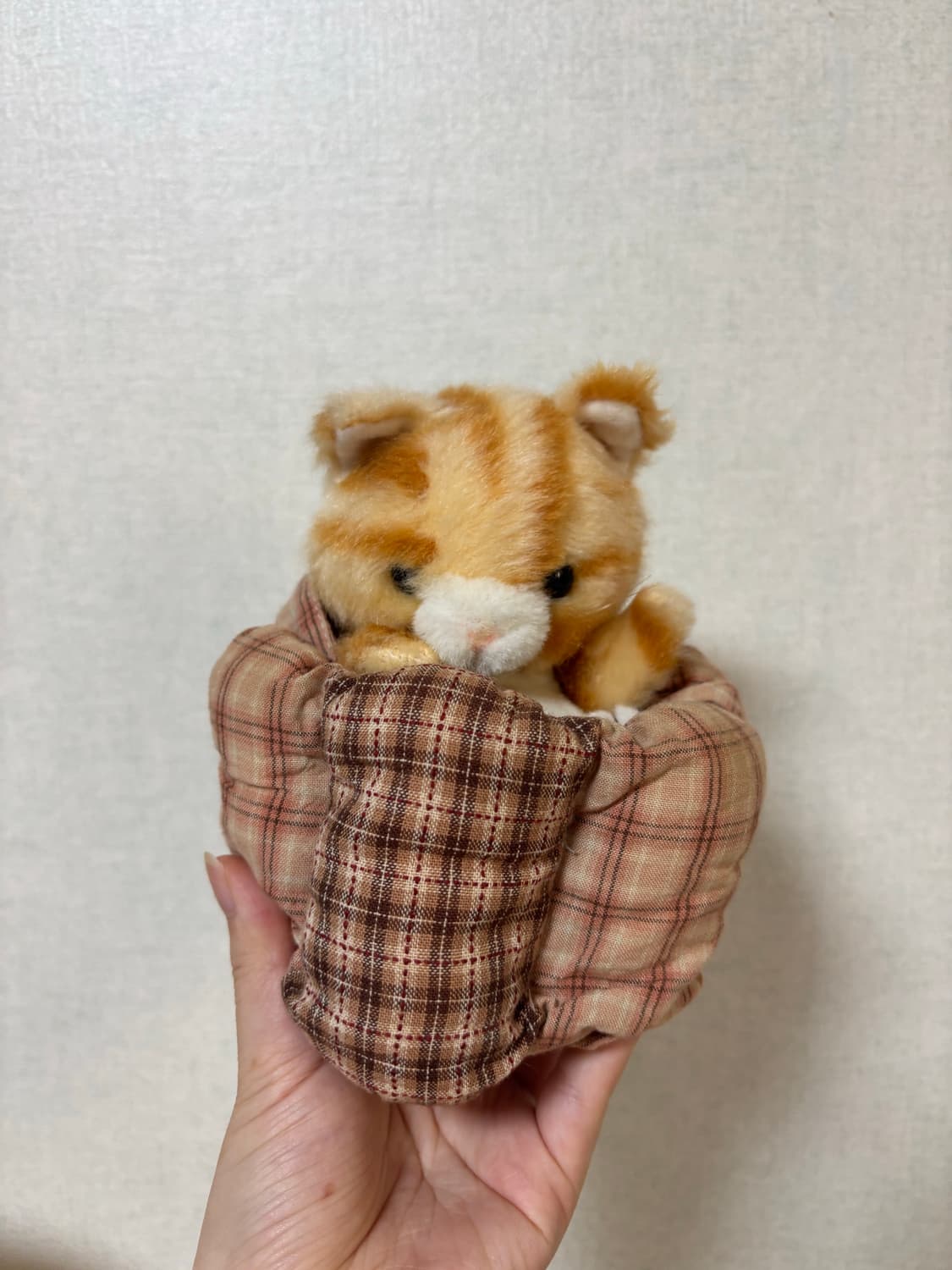 고전 빈티지 치즈 고양이 인형 상품이미지1