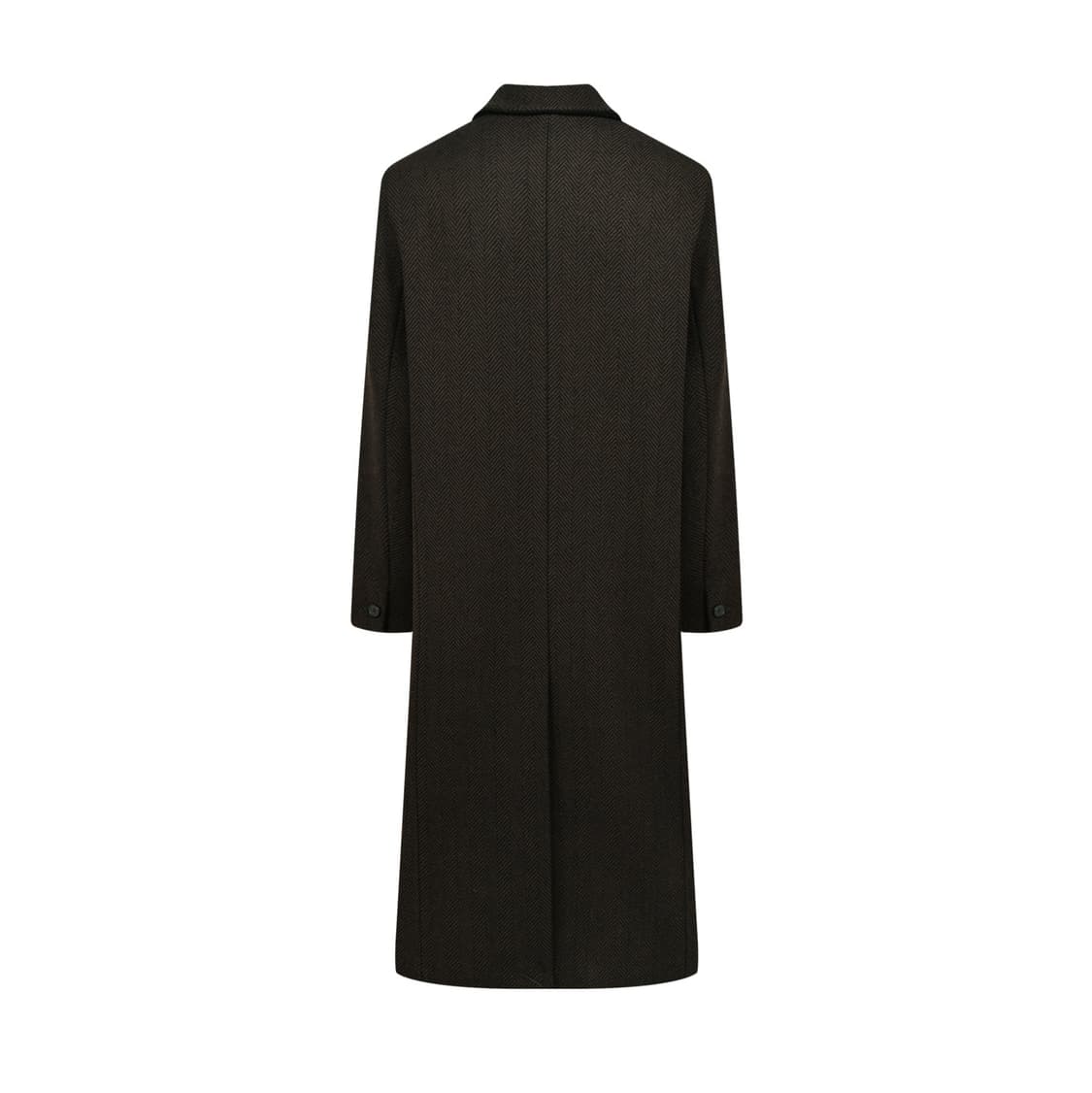 엘무드 빅맘 헤링본 싱글 코트 브라운 상품이미지2