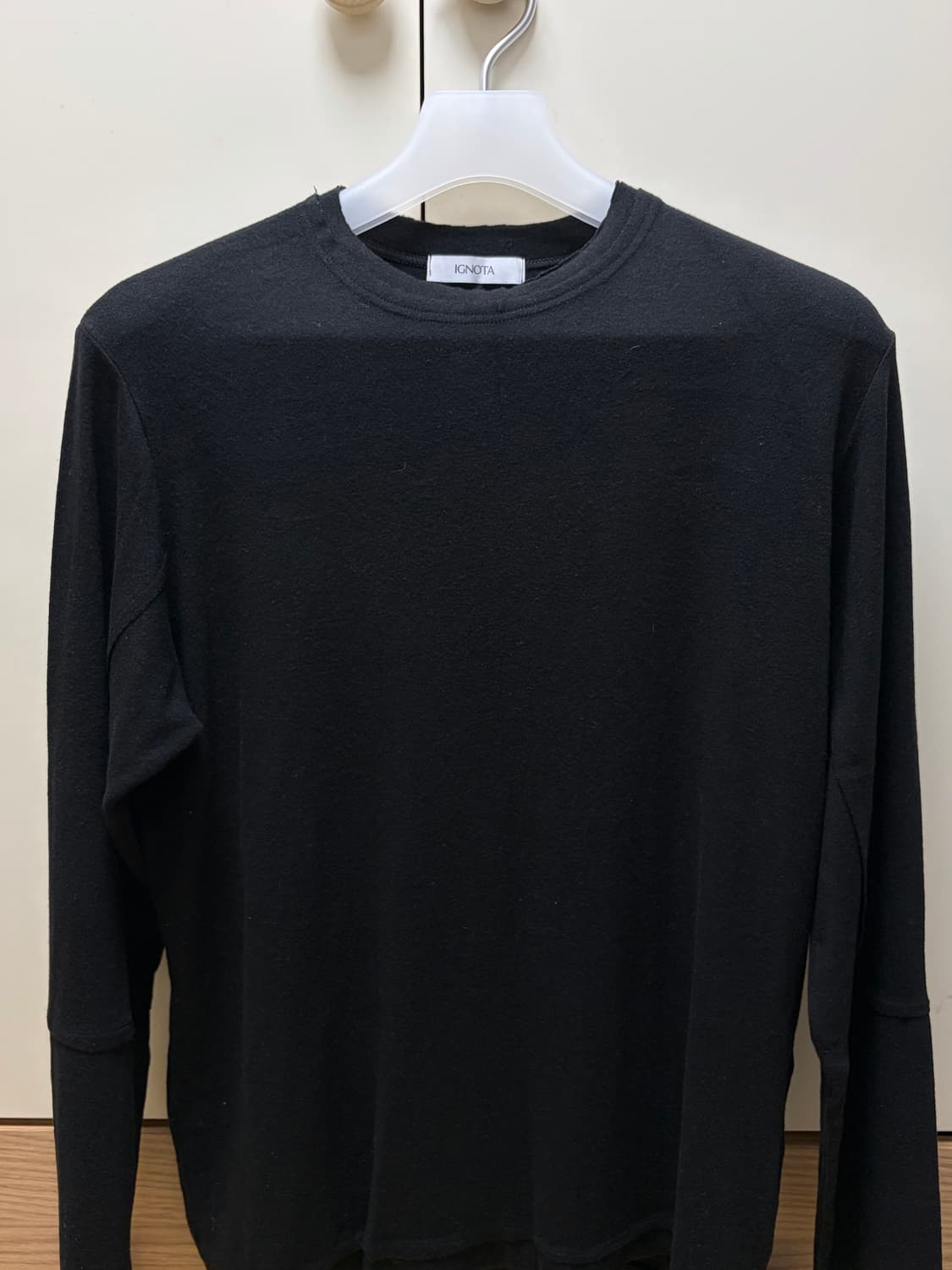 Ignota core10 cut ls tee black 상품이미지3