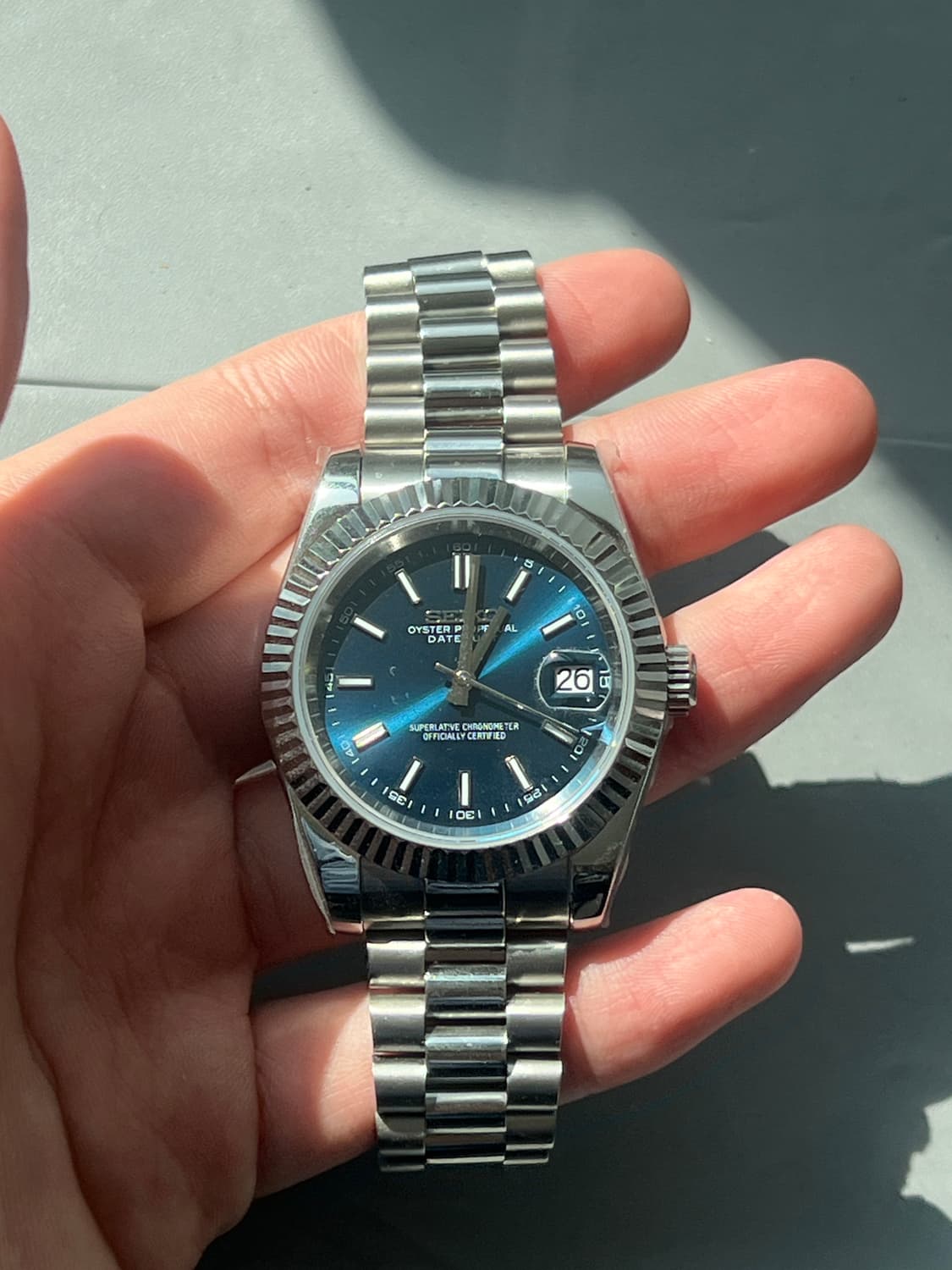 세이코 데이트저스트 커스텀 청판 39 상품이미지8