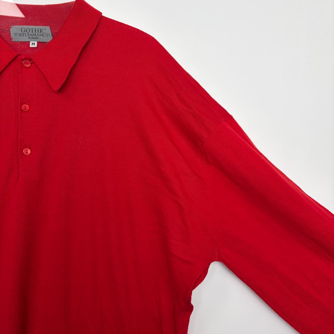 요지야마모토 고딕 카라 니트 티셔츠 상품이미지5