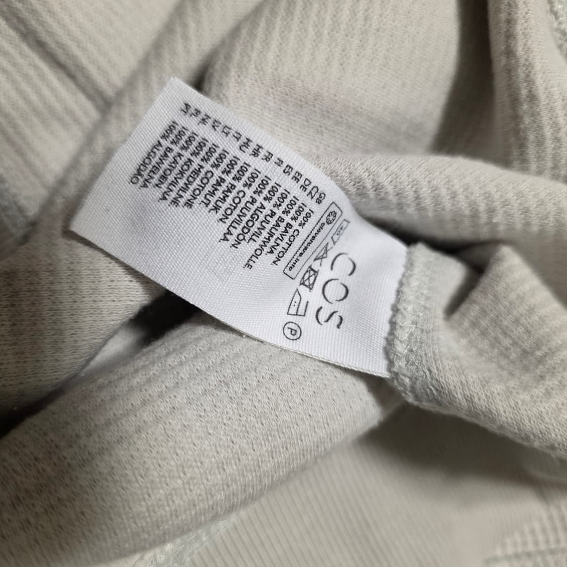COS 코스 베이지 맨투맨 M 100사이즈 상품이미지3