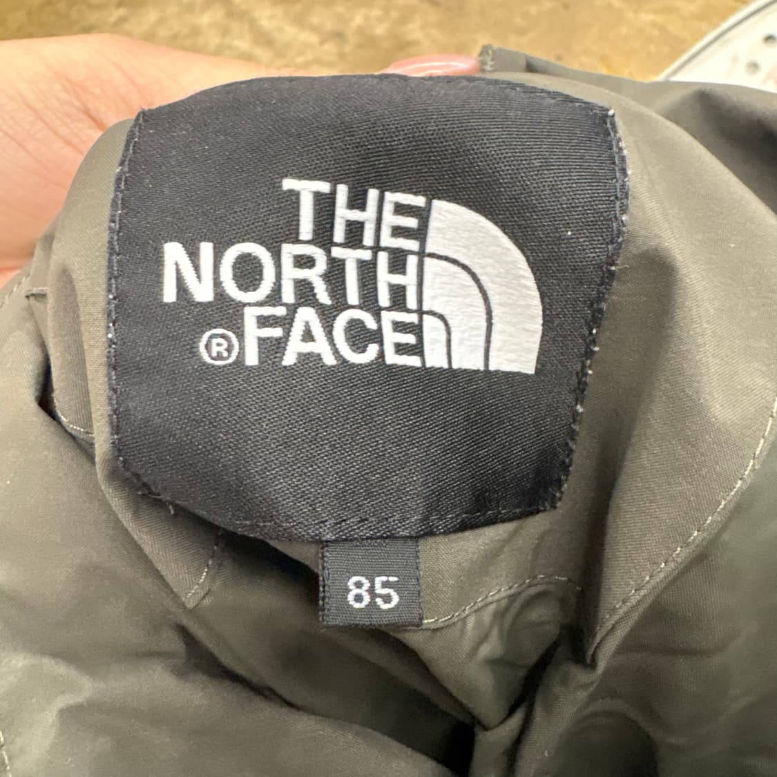 [정품/85,S] 노스페이스 바람막이 자켓 그레이 b14 상품이미지5