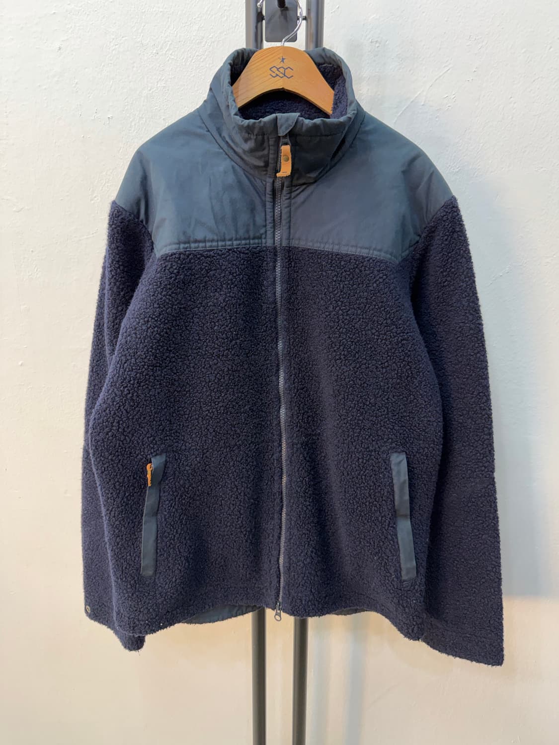 정품) 피엘라벤 남성 네이비 양털 플리스 후리스자켓 L 상품이미지1