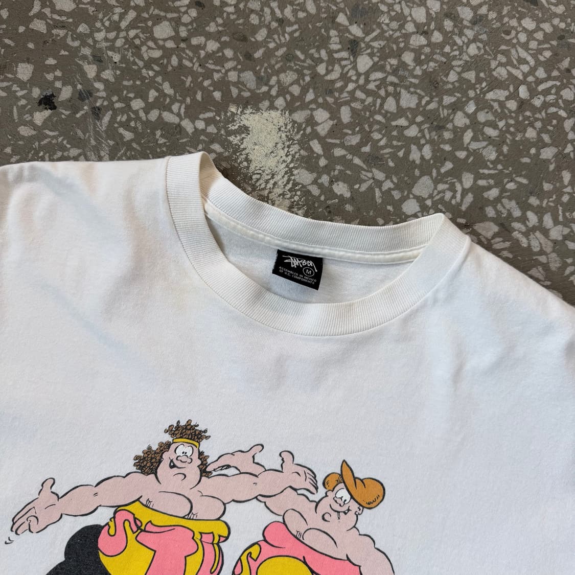00s Stussy x Viz The Fat Slags 티셔츠 상품이미지6