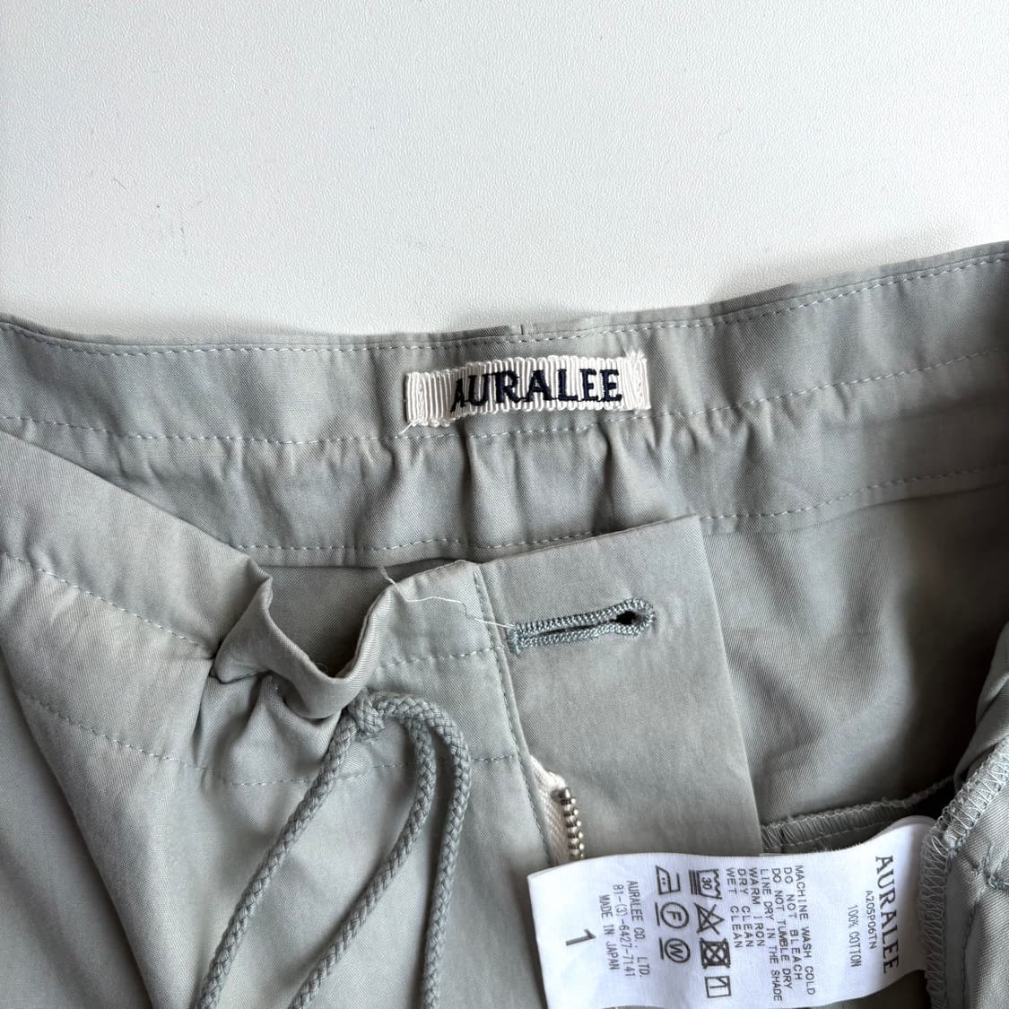 오라리 코튼 릴렉스 와이드 팬츠 상품이미지6