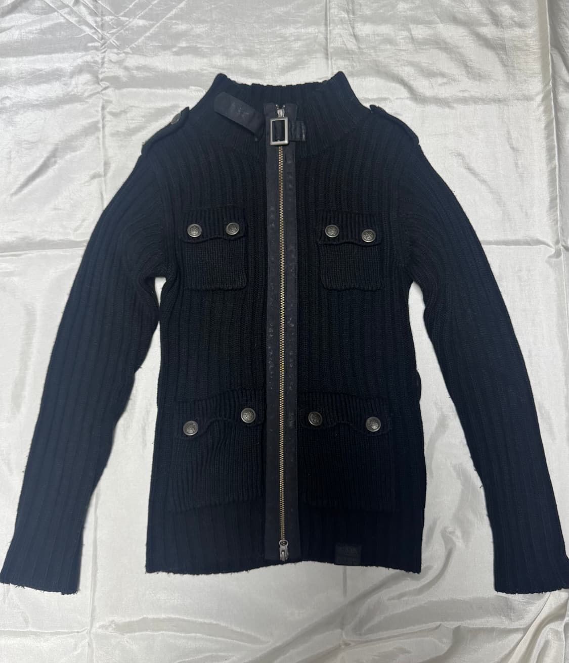 “Von Dutch“ Knit Zip-up 상품이미지1