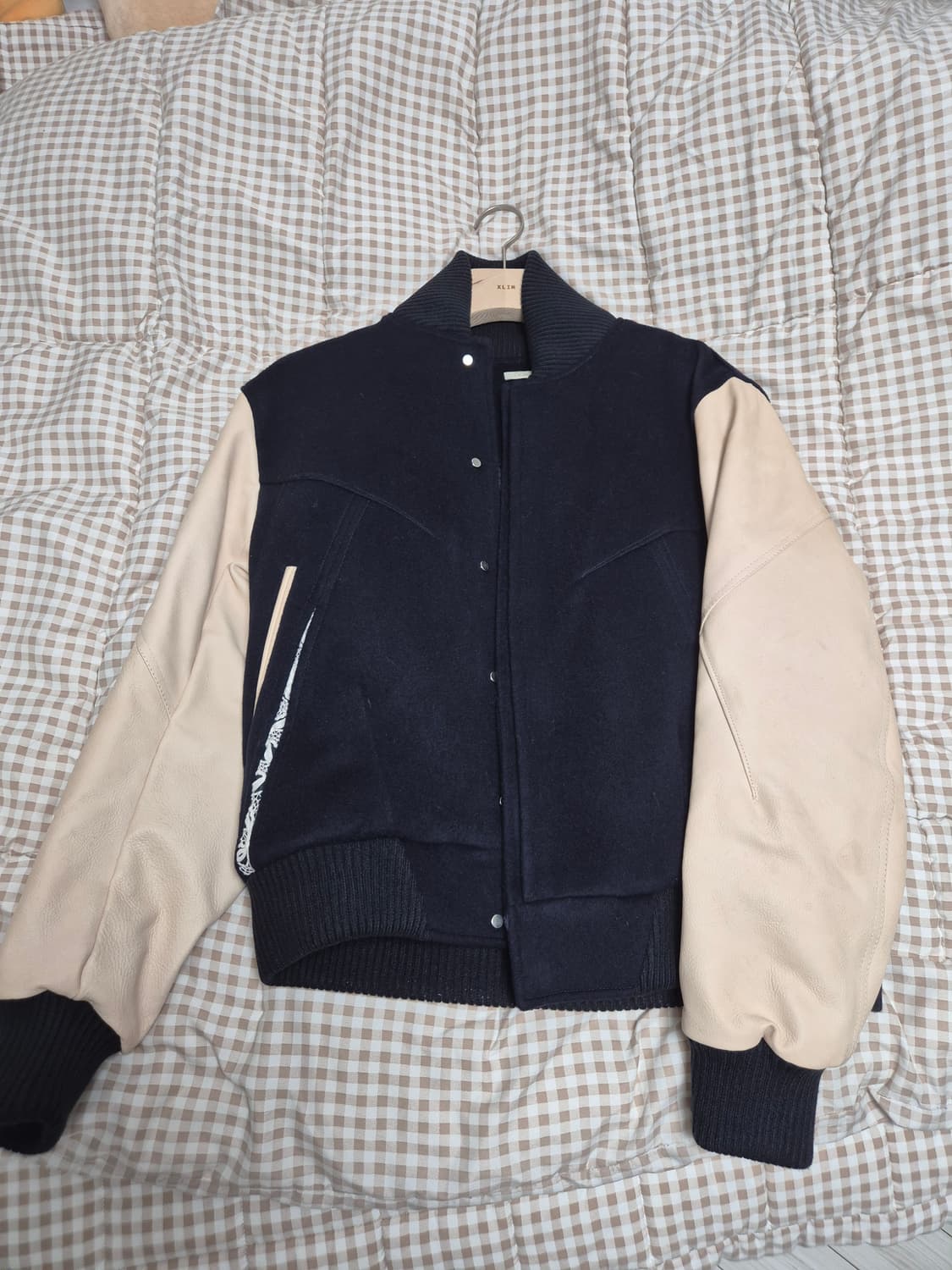 엑슬림 ep6 바시티 자켓 S (변우석착용) 상품이미지3