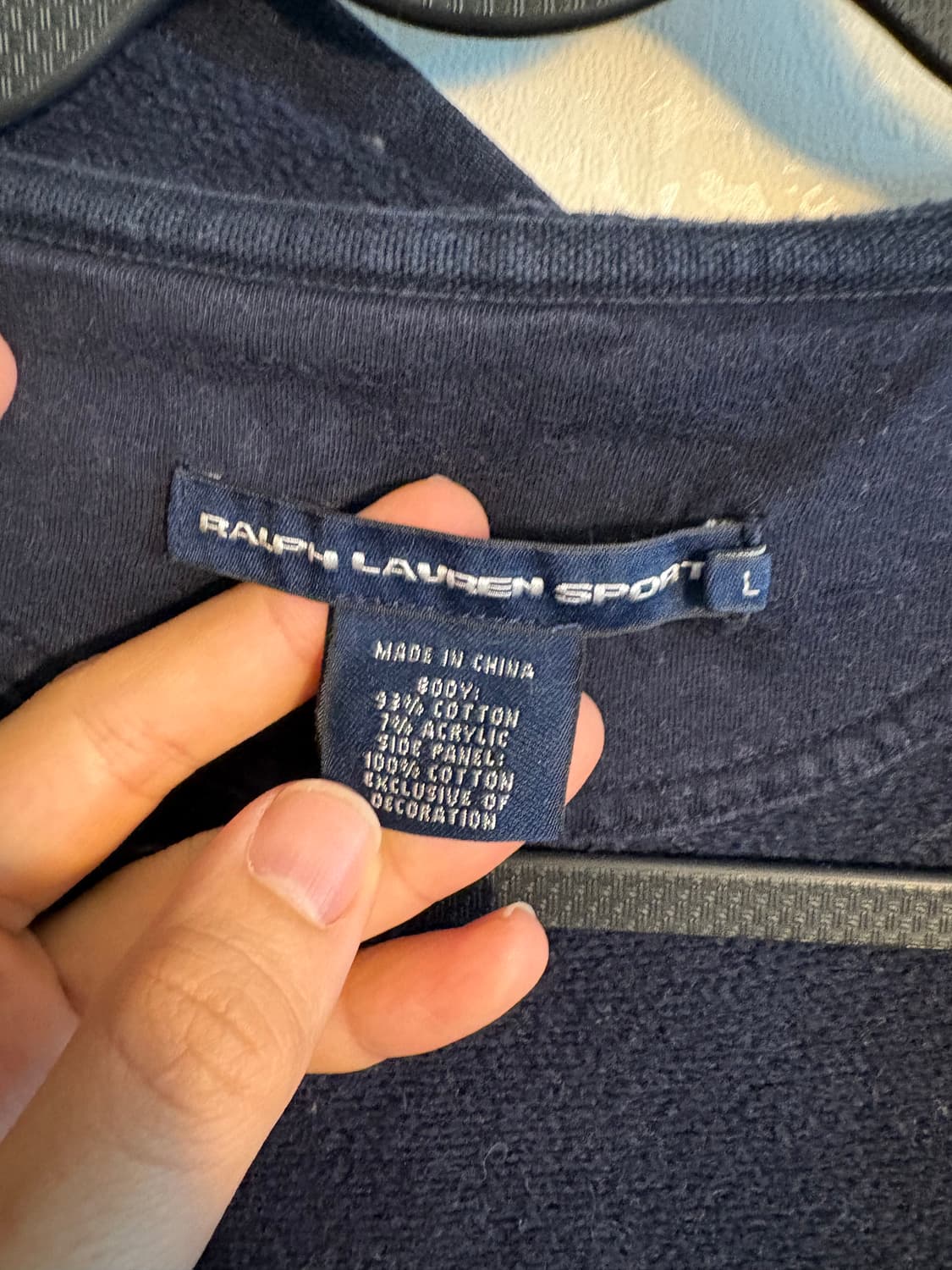 빈티지 폴로 자수 후드집업 상품이미지4