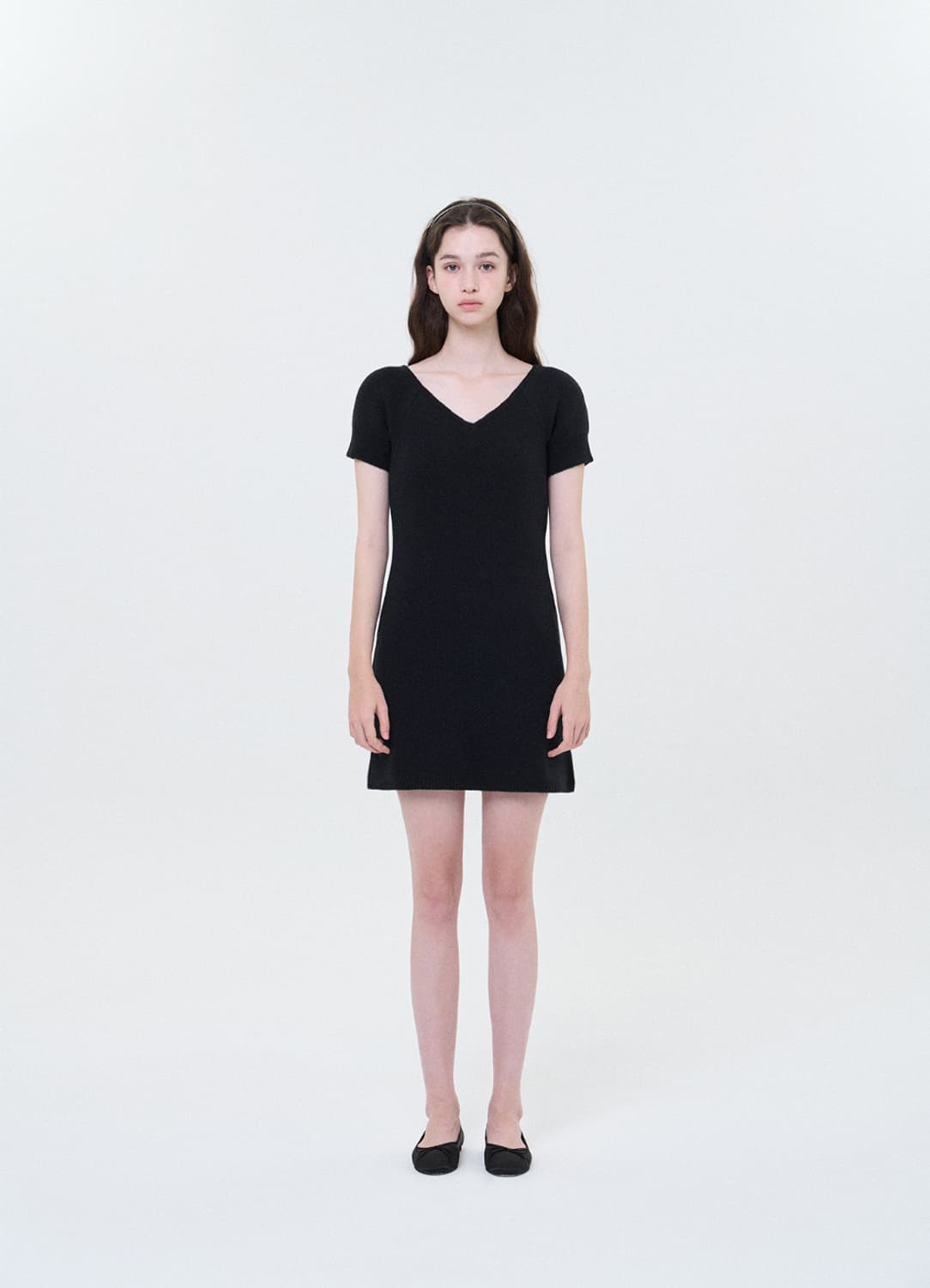 르베인 에블린 원피스 Evelyn V-Neck Knit Dress  상품이미지1