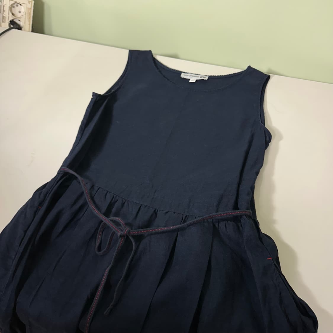 우먼S 유니클로 X 이네스드랑프레상쥬 민소매 린넨원피스 상품이미지1