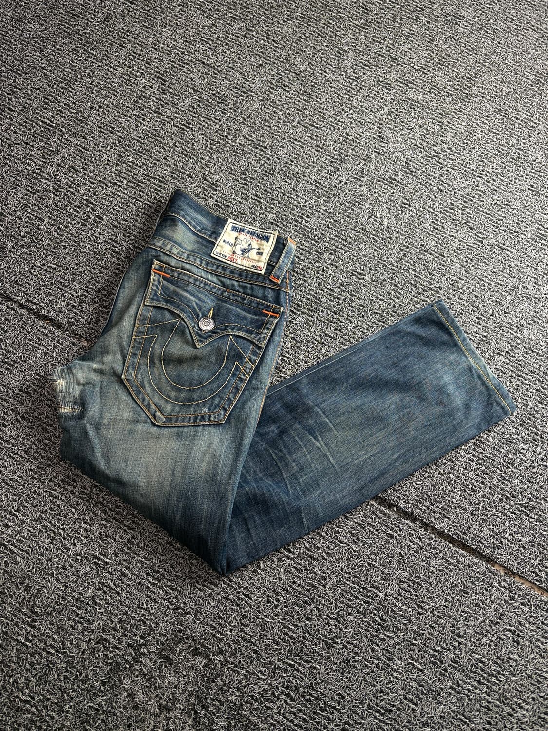 트루릴리젼 리키 월드투어 세미 부츠컷 데님 팬츠 2742 상품이미지1